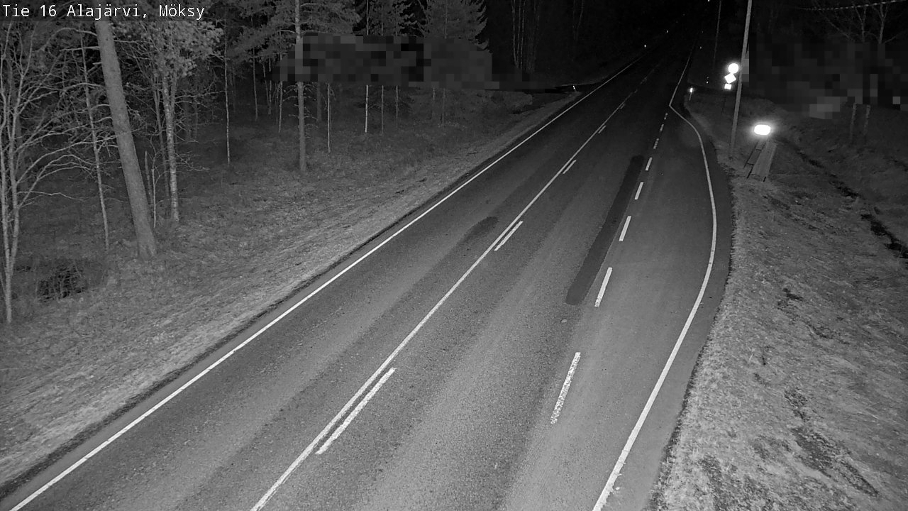 Weather Camera Image Väg 16 Alajärvi, Möksy, Alajärvi, Etelä-Pohjanmaa