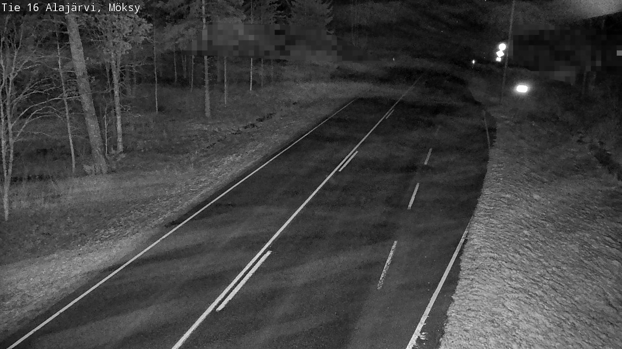 Weather Camera Image Road 16 Alajärvi, Möksy, Alajärvi, Etelä-Pohjanmaa