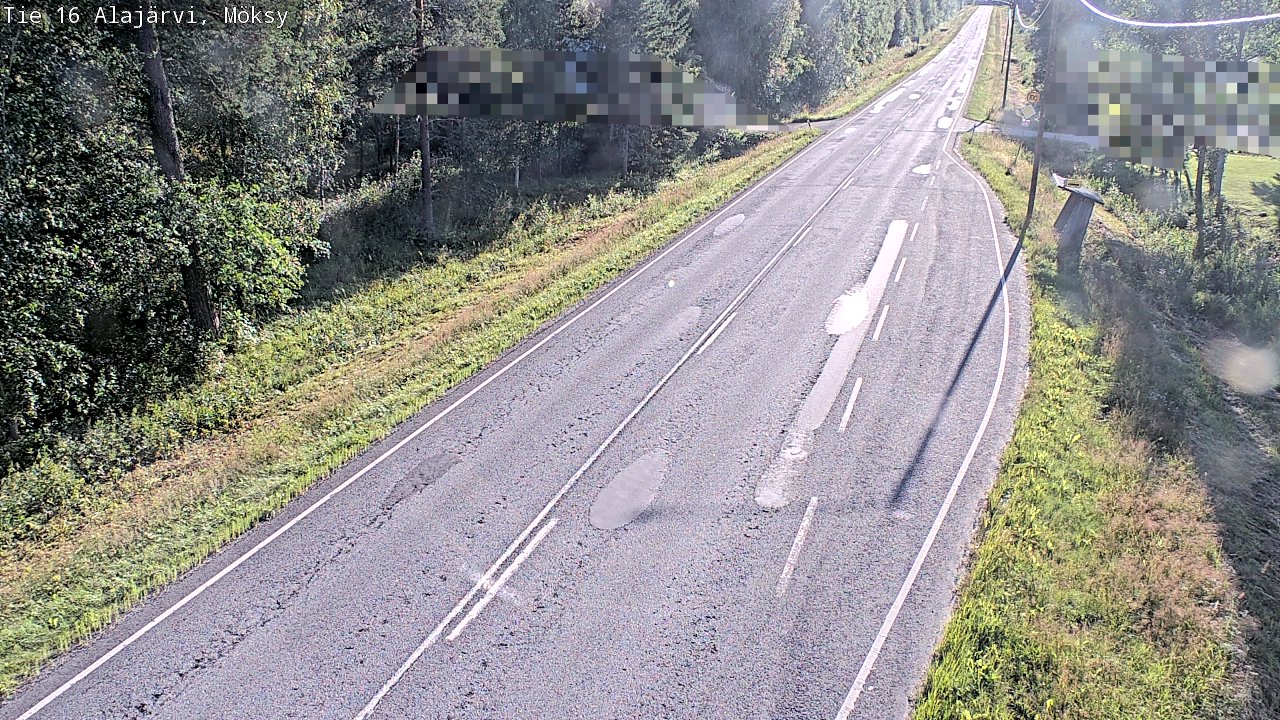 Weather Camera Image Road 16 Alajärvi, Möksy, Alajärvi, Etelä-Pohjanmaa