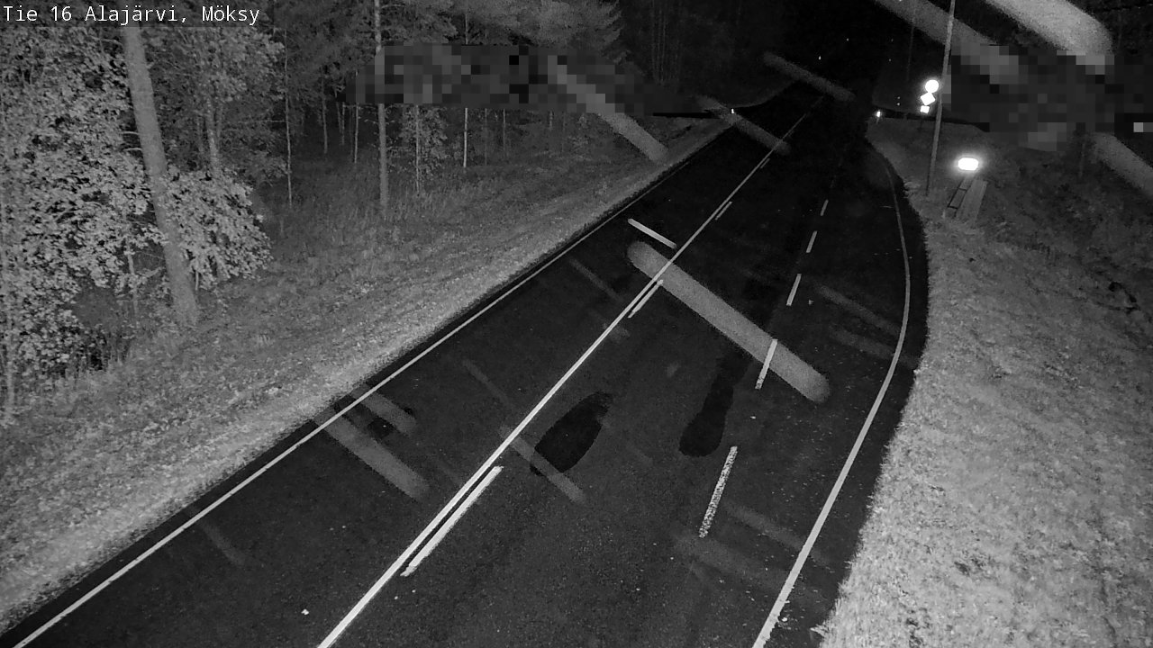 Weather Camera Image Road 16 Alajärvi, Möksy, Alajärvi, Etelä-Pohjanmaa