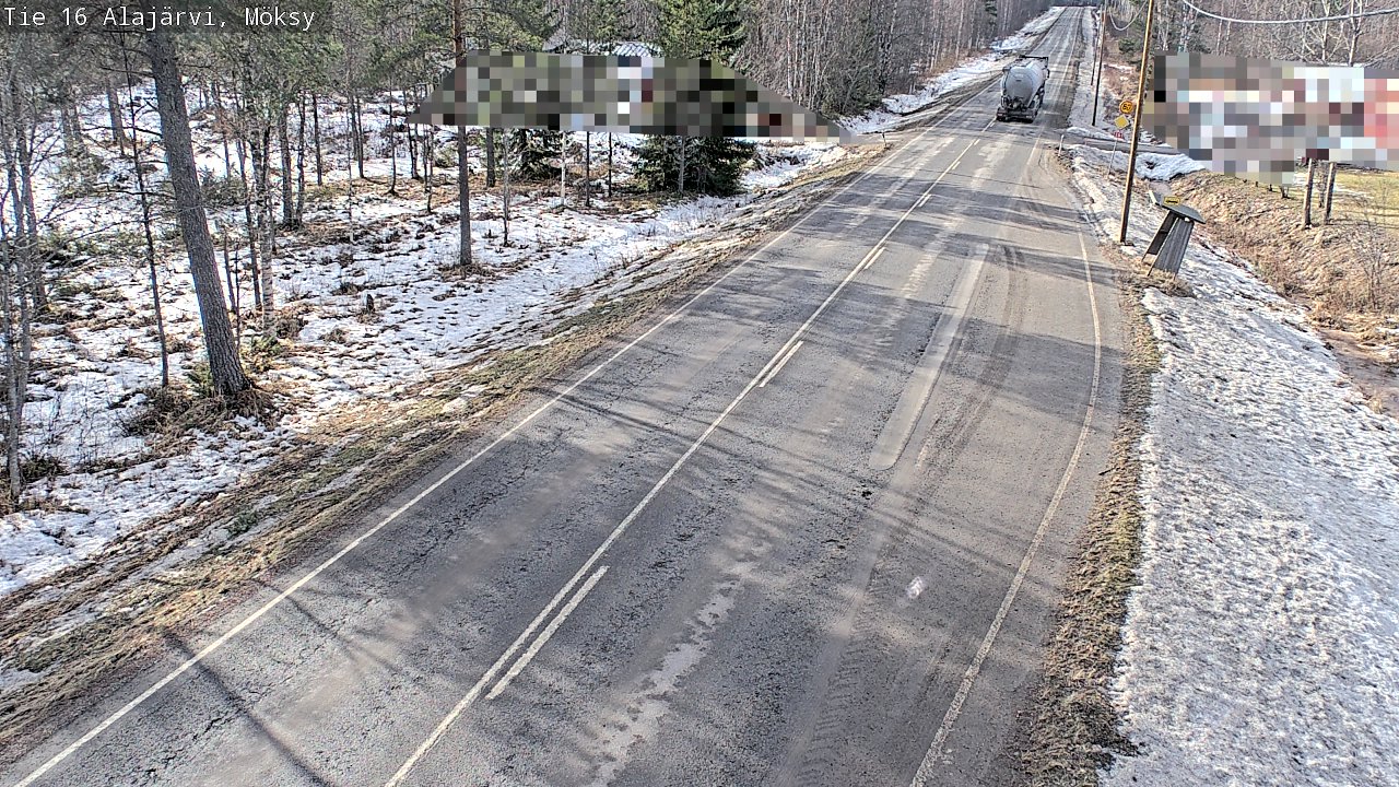 Weather Camera Image Väg 16 Alajärvi, Möksy, Alajärvi, Etelä-Pohjanmaa