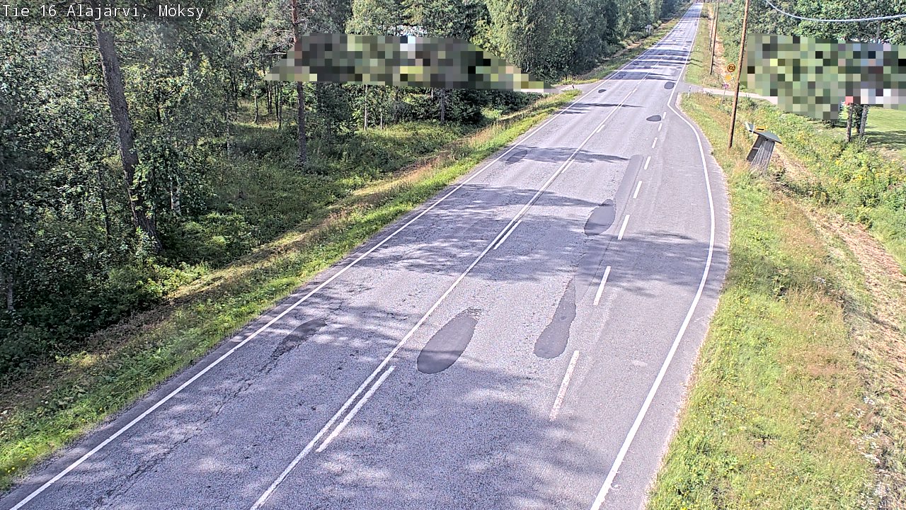 Weather Camera Image Road 16 Alajärvi, Möksy, Alajärvi, Etelä-Pohjanmaa