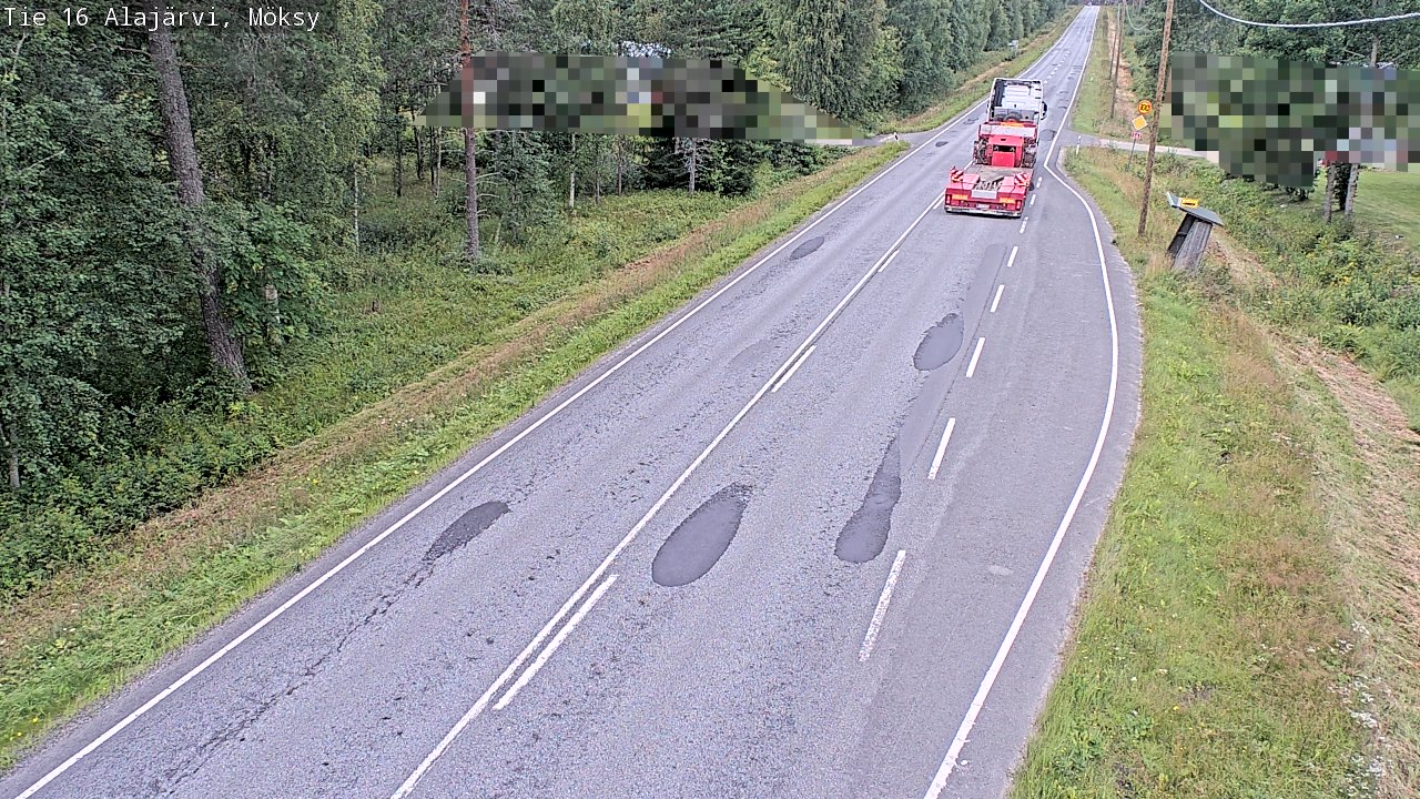 Kelikamerat Kuva Tie 16 Alajärvi, Möksy, Alajärvi, Etelä-Pohjanmaa