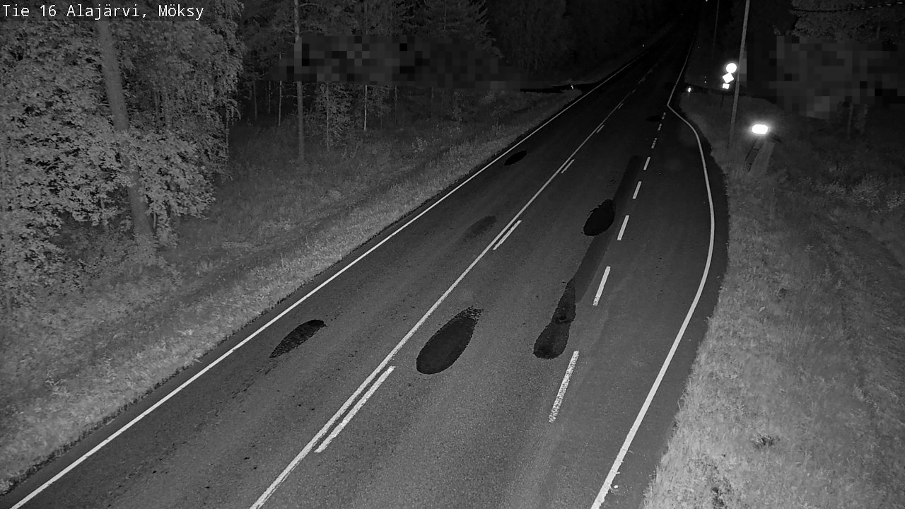 Weather Camera Image Road 16 Alajärvi, Möksy, Alajärvi, Etelä-Pohjanmaa