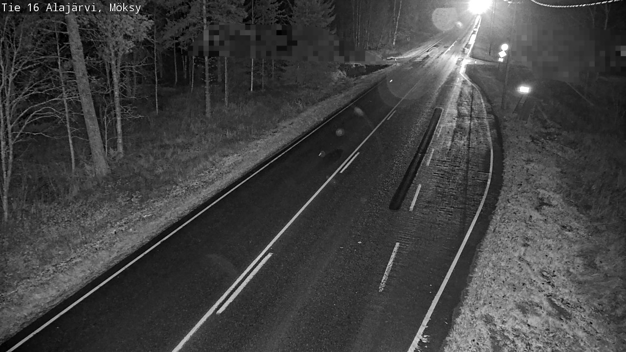 Weather Camera Image Road 16 Alajärvi, Möksy, Alajärvi, Etelä-Pohjanmaa
