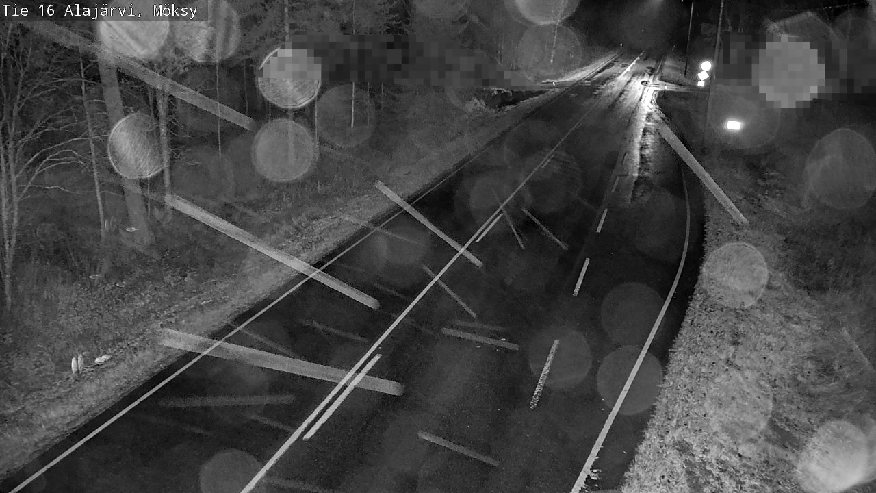 Weather Camera Image Väg 16 Alajärvi, Möksy, Alajärvi, Etelä-Pohjanmaa