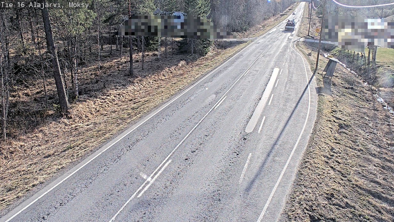 Weather Camera Image Väg 16 Alajärvi, Möksy, Alajärvi, Etelä-Pohjanmaa