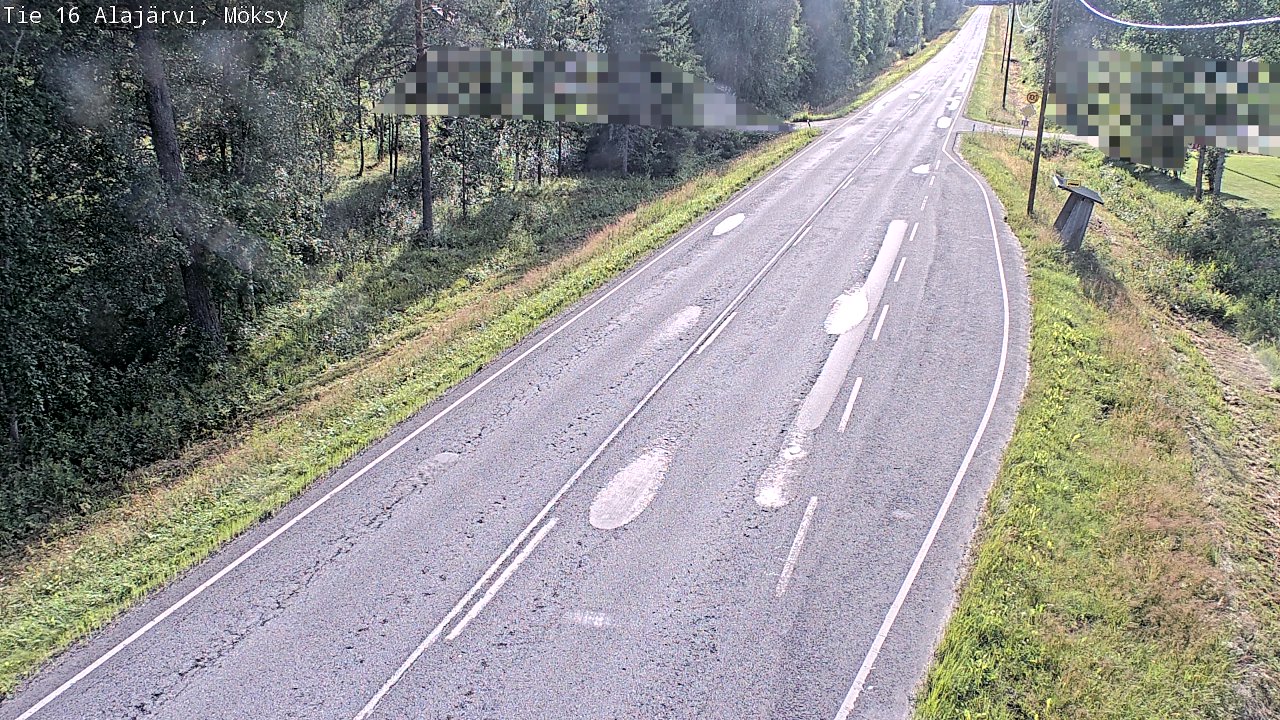 Weather Camera Image Road 16 Alajärvi, Möksy, Alajärvi, Etelä-Pohjanmaa