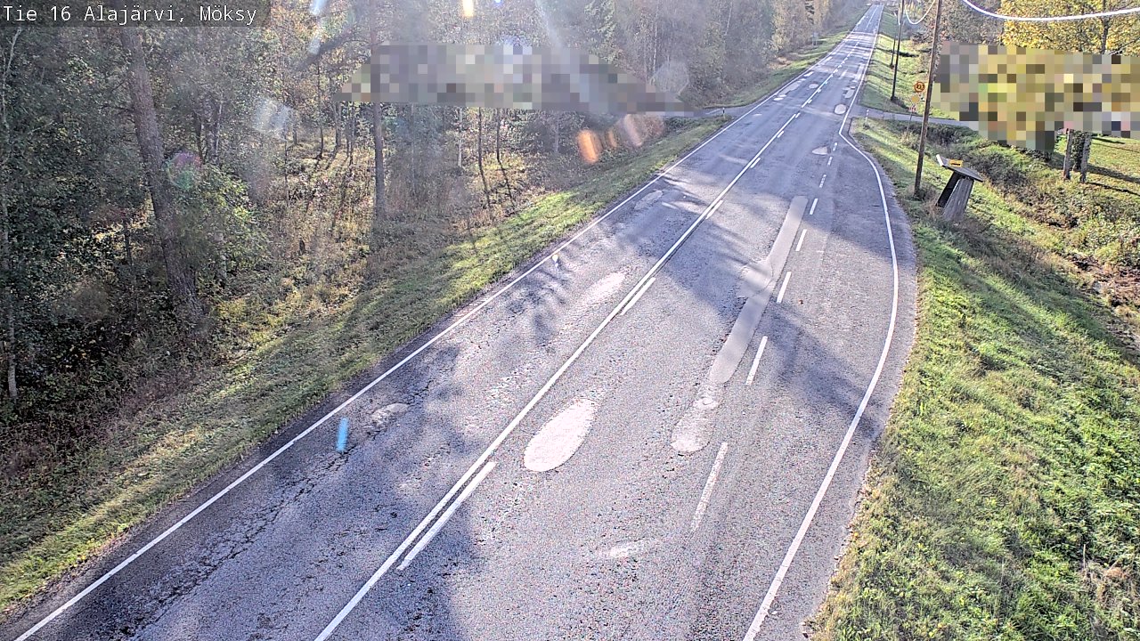 Weather Camera Image Road 16 Alajärvi, Möksy, Alajärvi, Etelä-Pohjanmaa