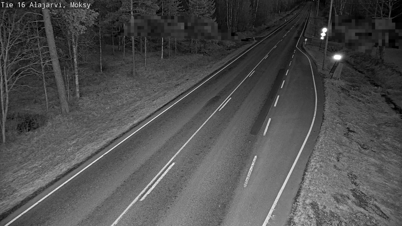 Weather Camera Image Väg 16 Alajärvi, Möksy, Alajärvi, Etelä-Pohjanmaa