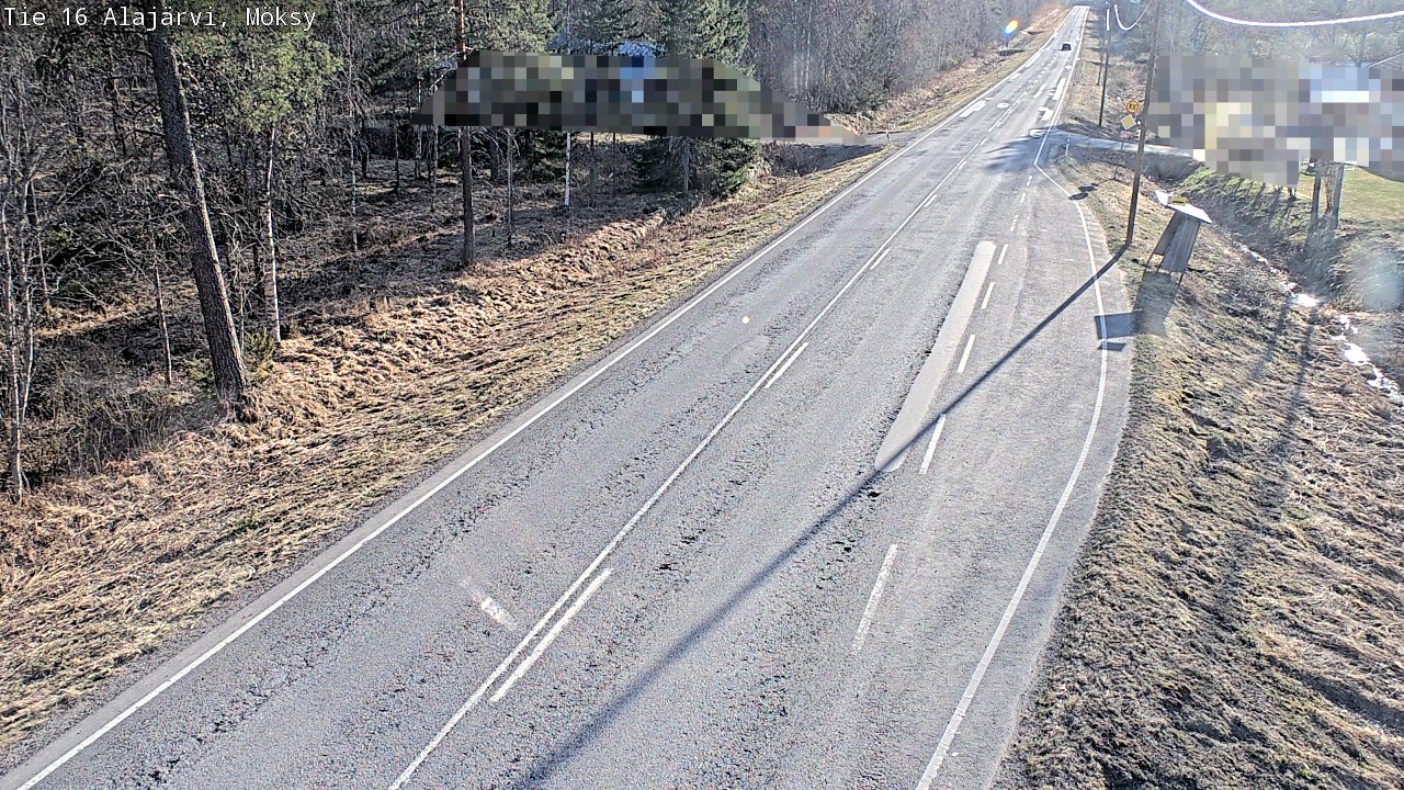 Weather Camera Image Väg 16 Alajärvi, Möksy, Alajärvi, Etelä-Pohjanmaa