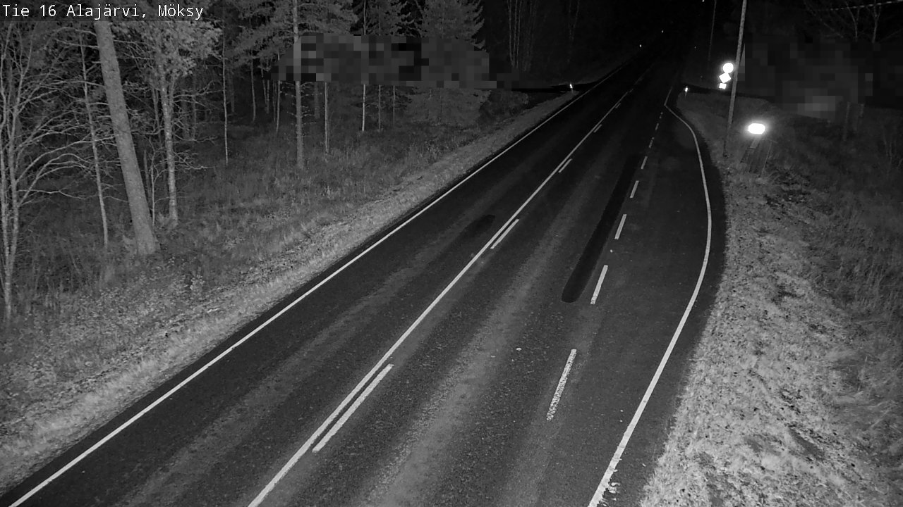 Weather Camera Image Väg 16 Alajärvi, Möksy, Alajärvi, Etelä-Pohjanmaa
