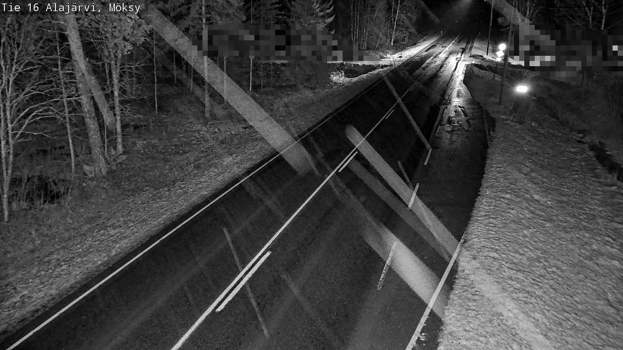 Weather Camera Image Road 16 Alajärvi, Möksy, Alajärvi, Etelä-Pohjanmaa