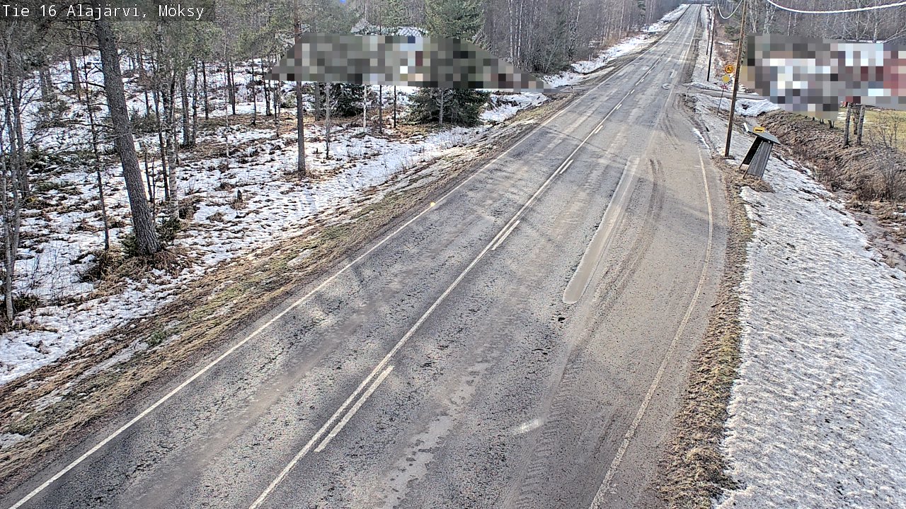 Weather Camera Image Väg 16 Alajärvi, Möksy, Alajärvi, Etelä-Pohjanmaa