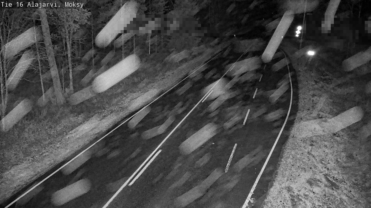 Weather Camera Image Road 16 Alajärvi, Möksy, Alajärvi, Etelä-Pohjanmaa