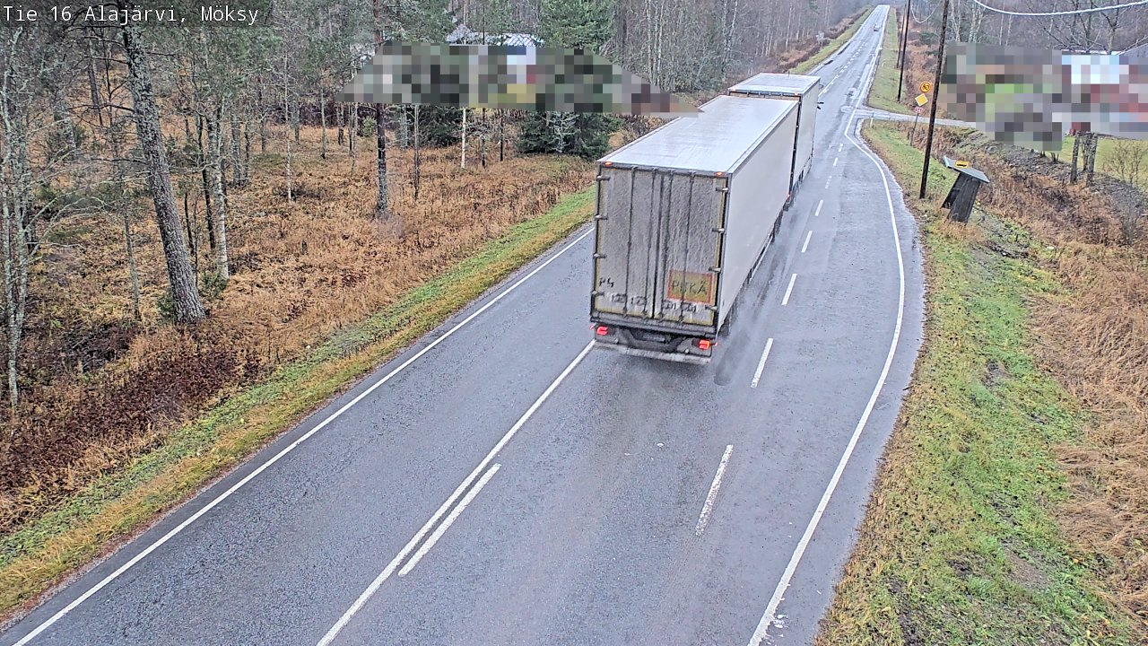 Weather Camera Image Väg 16 Alajärvi, Möksy, Alajärvi, Etelä-Pohjanmaa