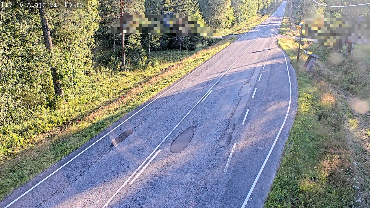 Weather Camera Image Road 16 Alajärvi, Möksy, Alajärvi, Etelä-Pohjanmaa
