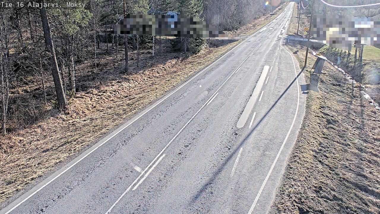 Weather Camera Image Väg 16 Alajärvi, Möksy, Alajärvi, Etelä-Pohjanmaa