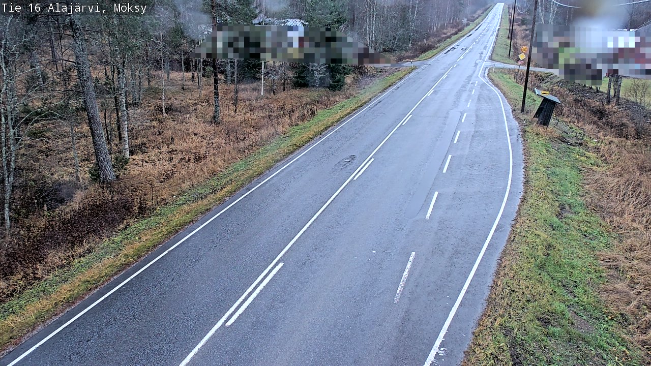 Weather Camera Image Väg 16 Alajärvi, Möksy, Alajärvi, Etelä-Pohjanmaa