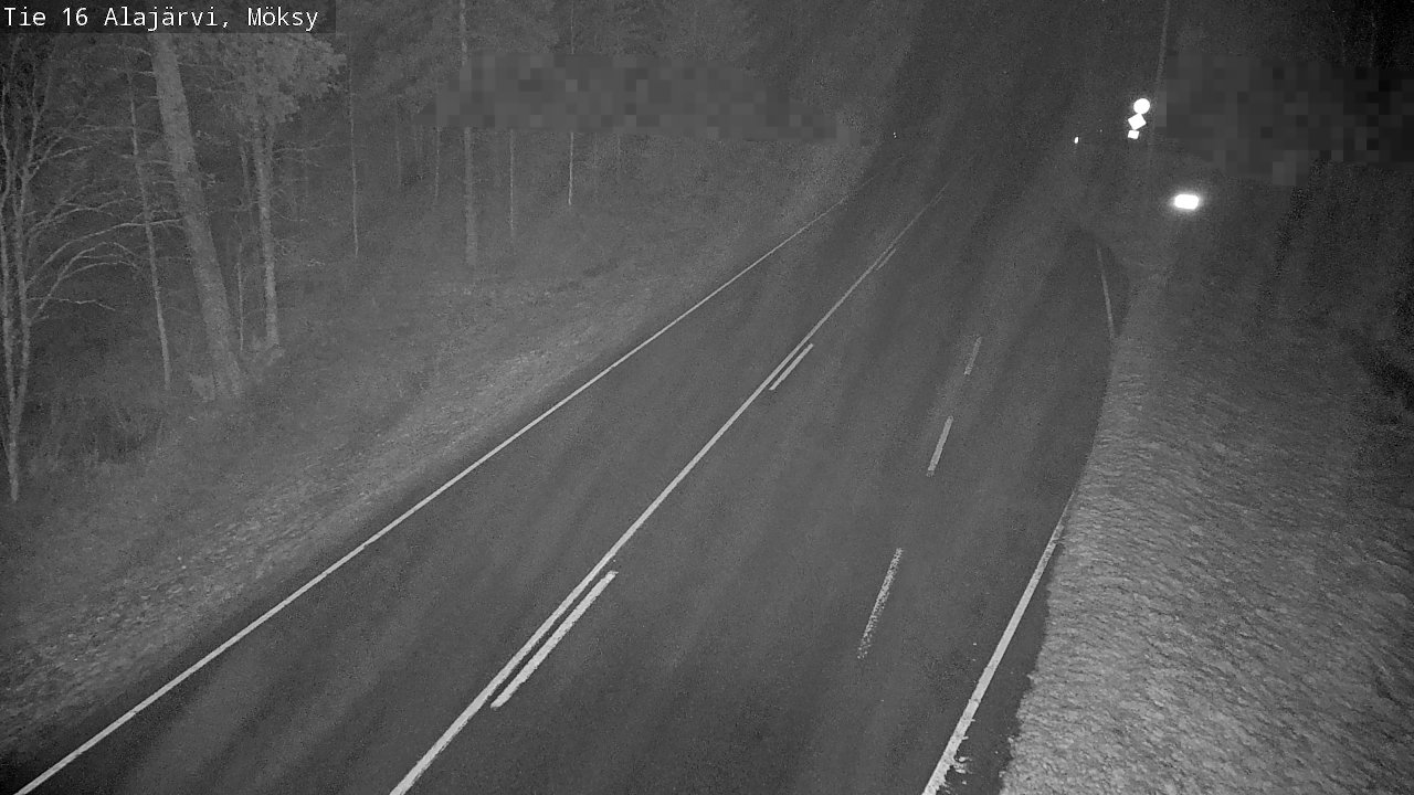 Weather Camera Image Road 16 Alajärvi, Möksy, Alajärvi, Etelä-Pohjanmaa