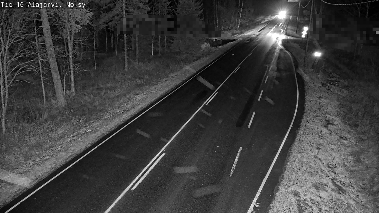 Weather Camera Image Road 16 Alajärvi, Möksy, Alajärvi, Etelä-Pohjanmaa