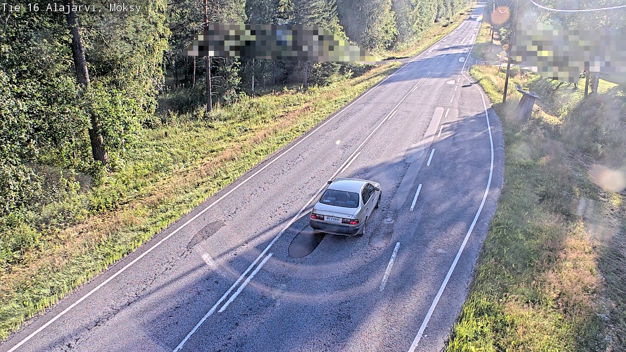 Weather Camera Image Road 16 Alajärvi, Möksy, Alajärvi, Etelä-Pohjanmaa