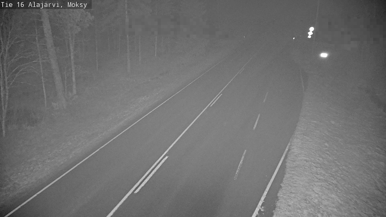 Weather Camera Image Road 16 Alajärvi, Möksy, Alajärvi, Etelä-Pohjanmaa