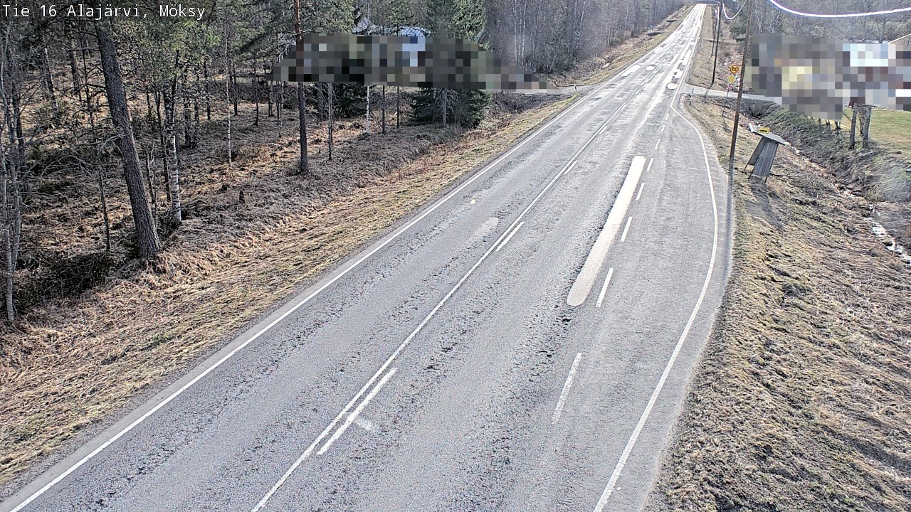 Weather Camera Image Väg 16 Alajärvi, Möksy, Alajärvi, Etelä-Pohjanmaa