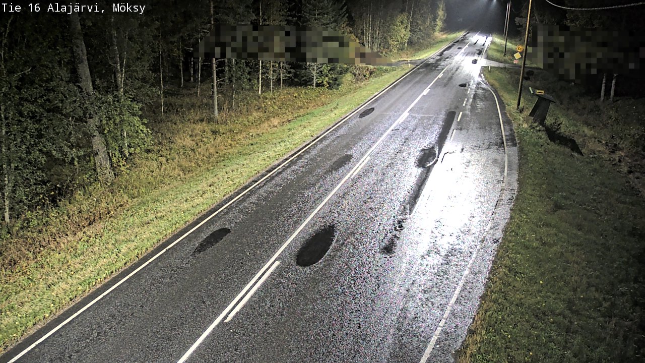 Weather Camera Image Road 16 Alajärvi, Möksy, Alajärvi, Etelä-Pohjanmaa