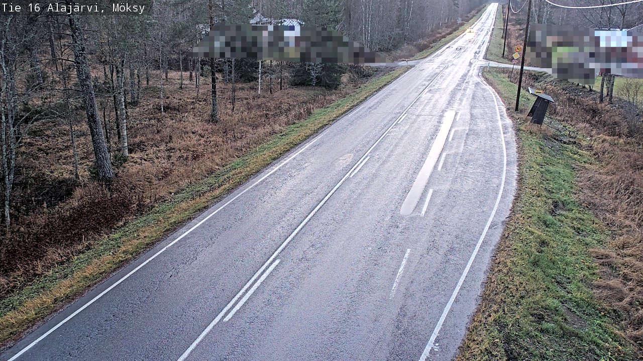 Weather Camera Image Road 16 Alajärvi, Möksy, Alajärvi, Etelä-Pohjanmaa