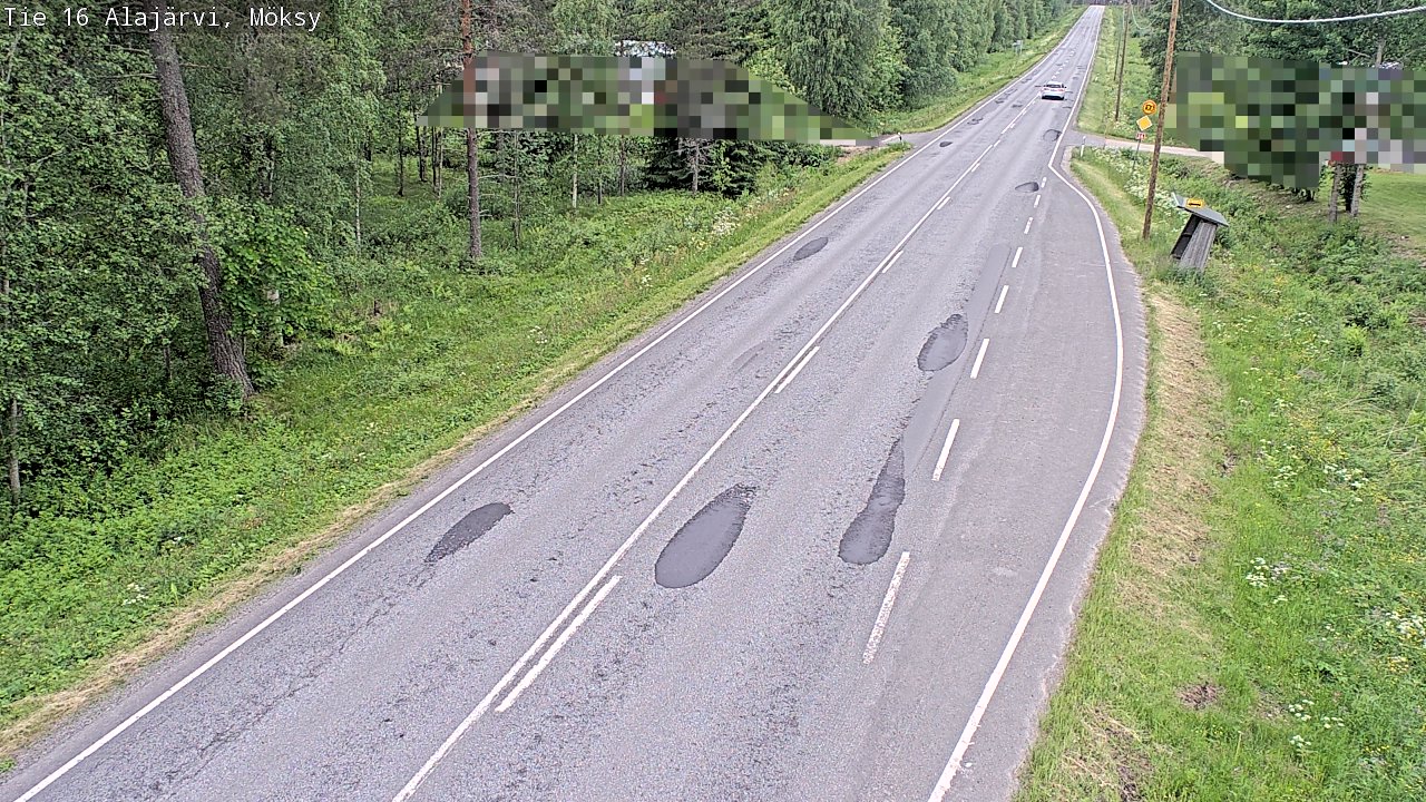 Kelikamerat Kuva Tie 16 Alajärvi, Möksy, Alajärvi, Etelä-Pohjanmaa