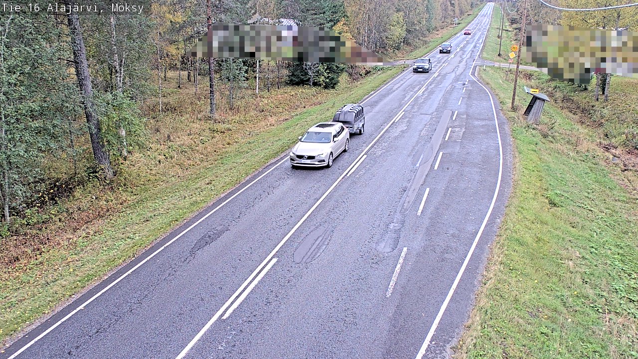 Weather Camera Image Road 16 Alajärvi, Möksy, Alajärvi, Etelä-Pohjanmaa