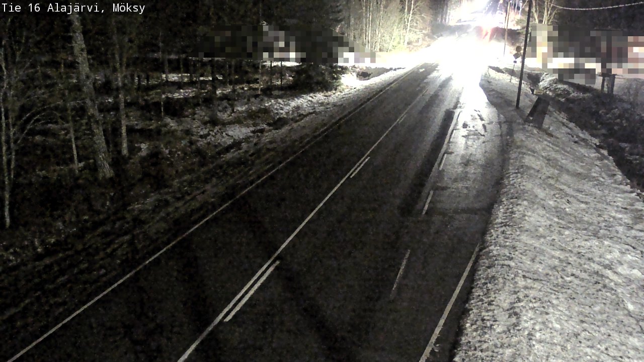 Weather Camera Image Road 16 Alajärvi, Möksy, Alajärvi, Etelä-Pohjanmaa