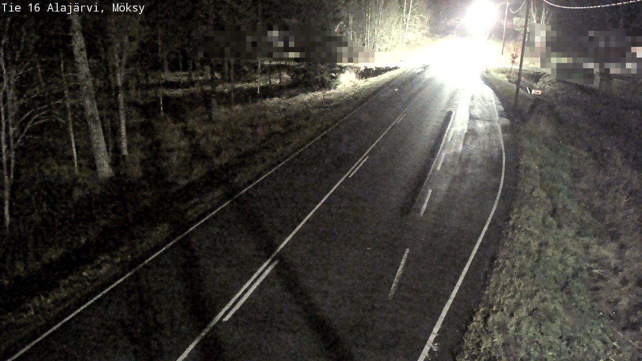 Weather Camera Image Road 16 Alajärvi, Möksy, Alajärvi, Etelä-Pohjanmaa
