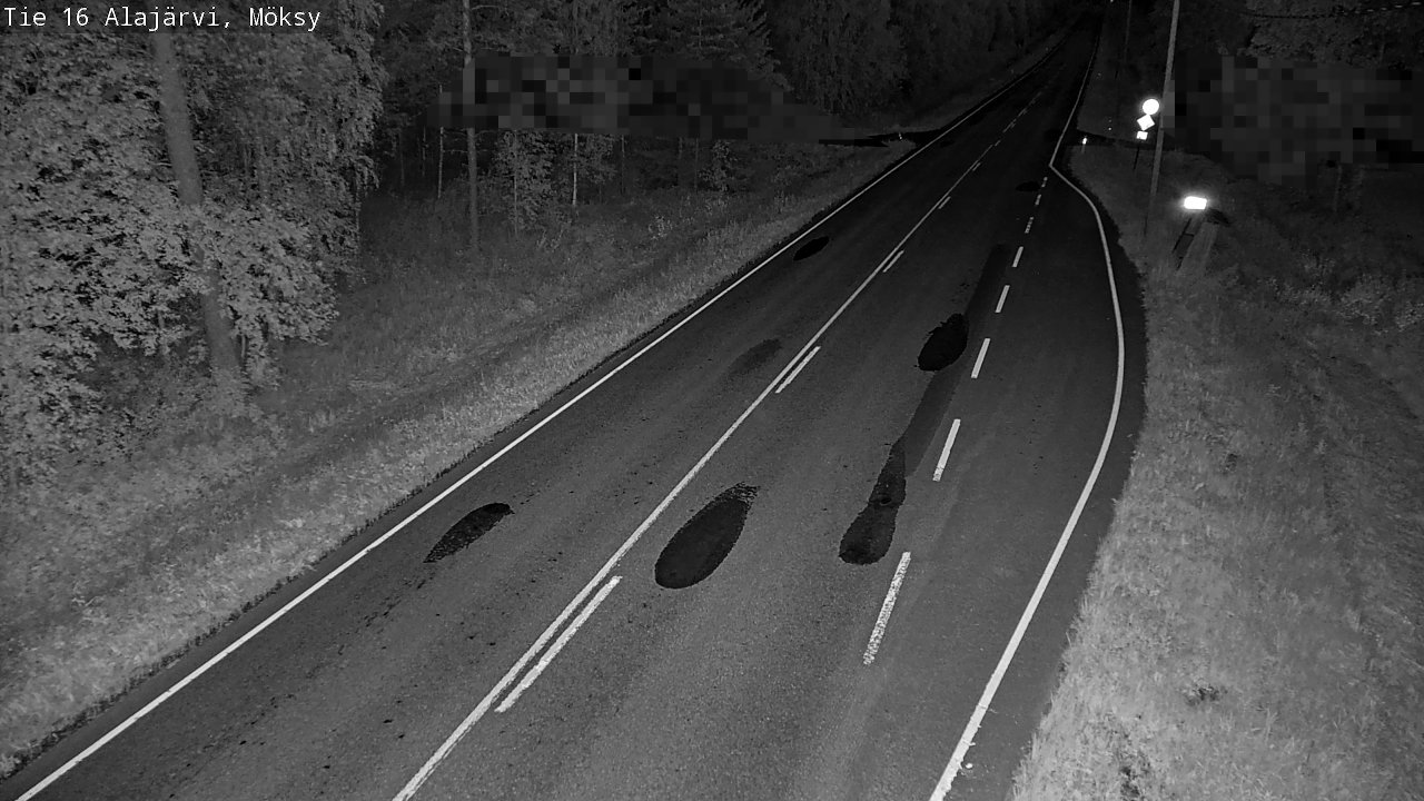 Weather Camera Image Road 16 Alajärvi, Möksy, Alajärvi, Etelä-Pohjanmaa
