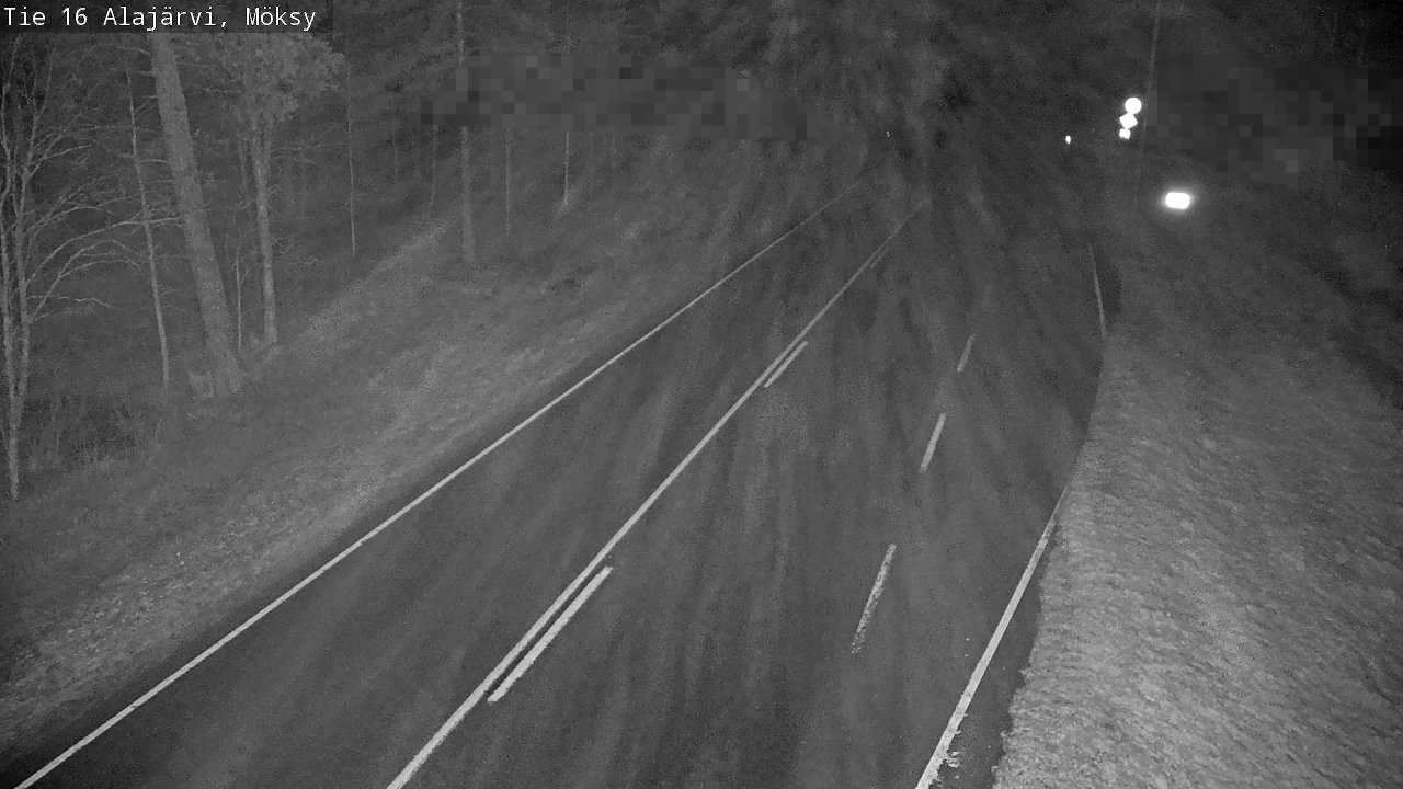 Weather Camera Image Road 16 Alajärvi, Möksy, Alajärvi, Etelä-Pohjanmaa