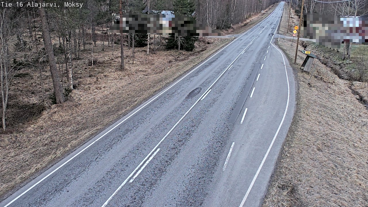 Weather Camera Image Road 16 Alajärvi, Möksy, Alajärvi, Etelä-Pohjanmaa