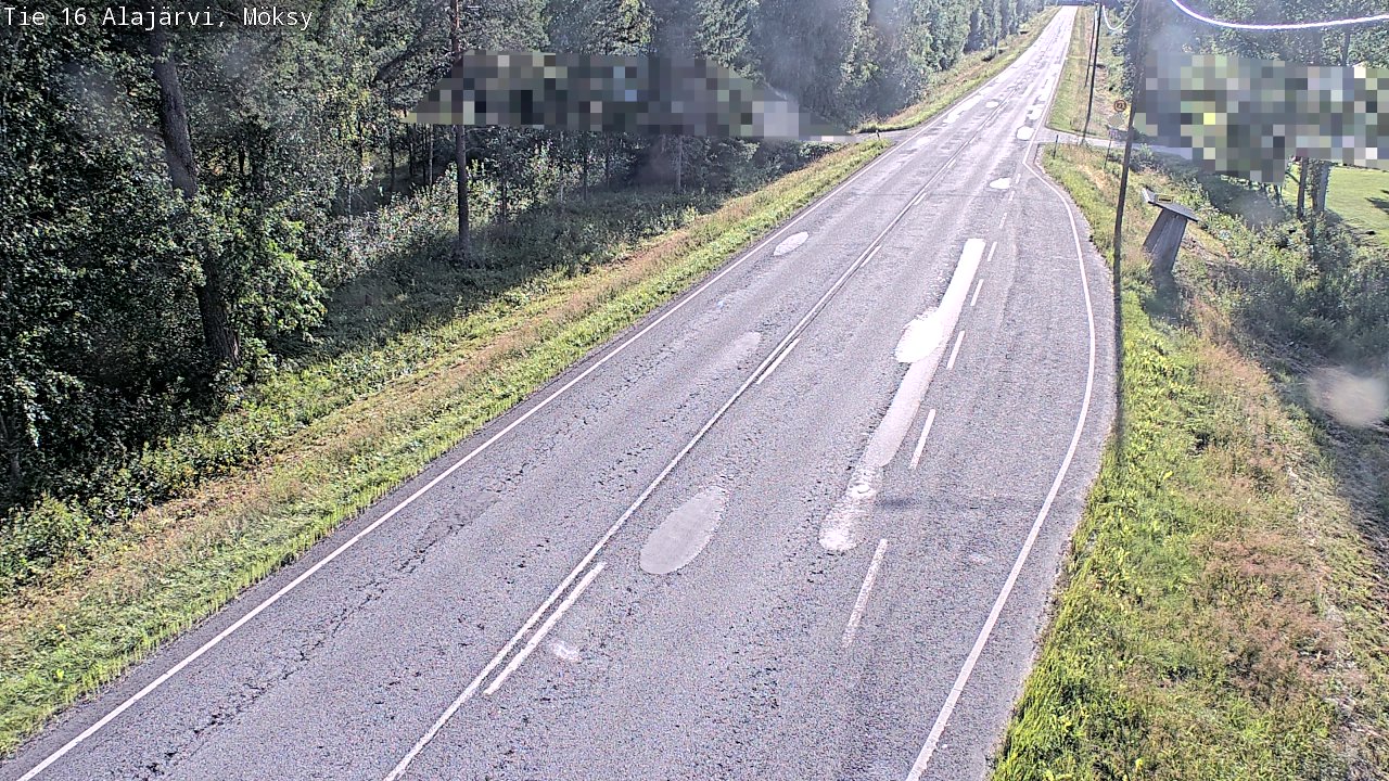 Weather Camera Image Road 16 Alajärvi, Möksy, Alajärvi, Etelä-Pohjanmaa