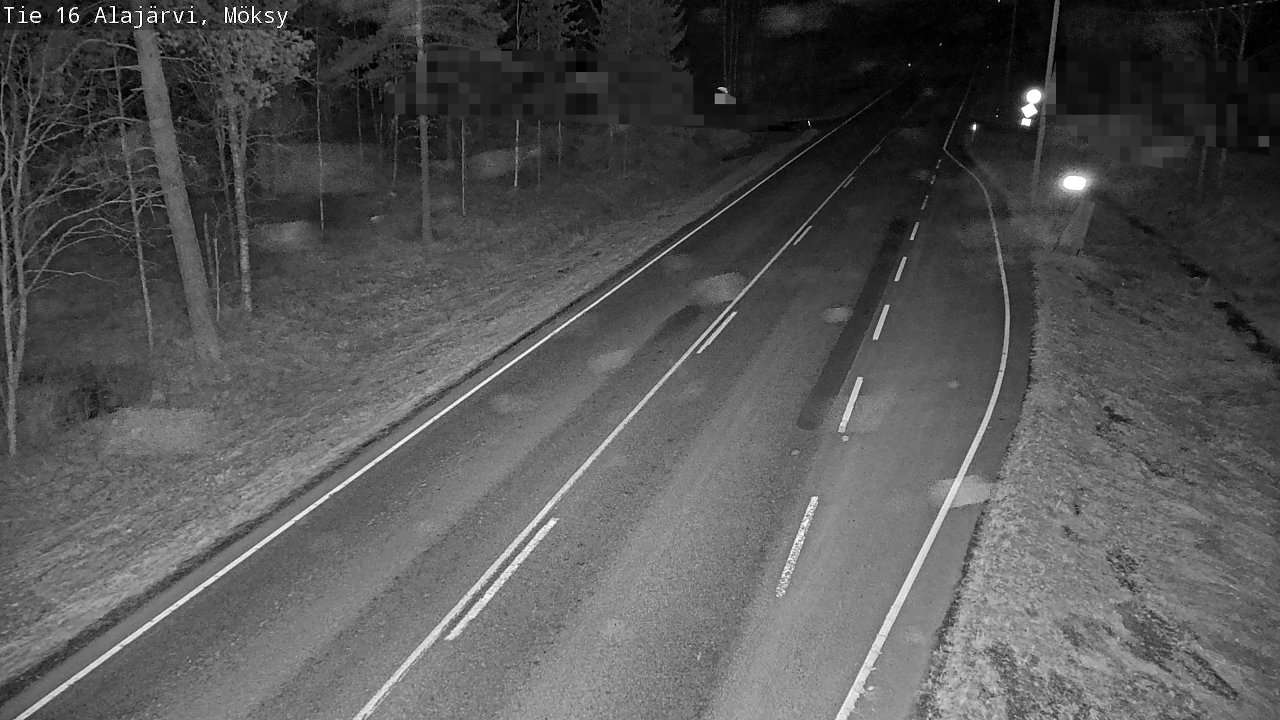 Weather Camera Image Väg 16 Alajärvi, Möksy, Alajärvi, Etelä-Pohjanmaa