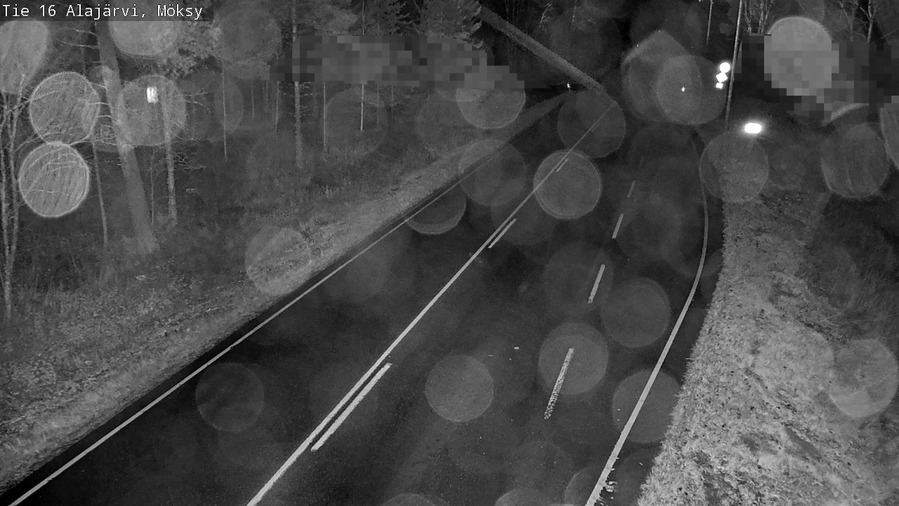 Weather Camera Image Väg 16 Alajärvi, Möksy, Alajärvi, Etelä-Pohjanmaa