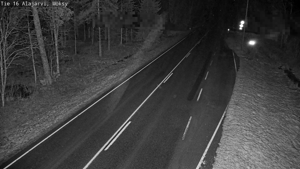 Weather Camera Image Road 16 Alajärvi, Möksy, Alajärvi, Etelä-Pohjanmaa