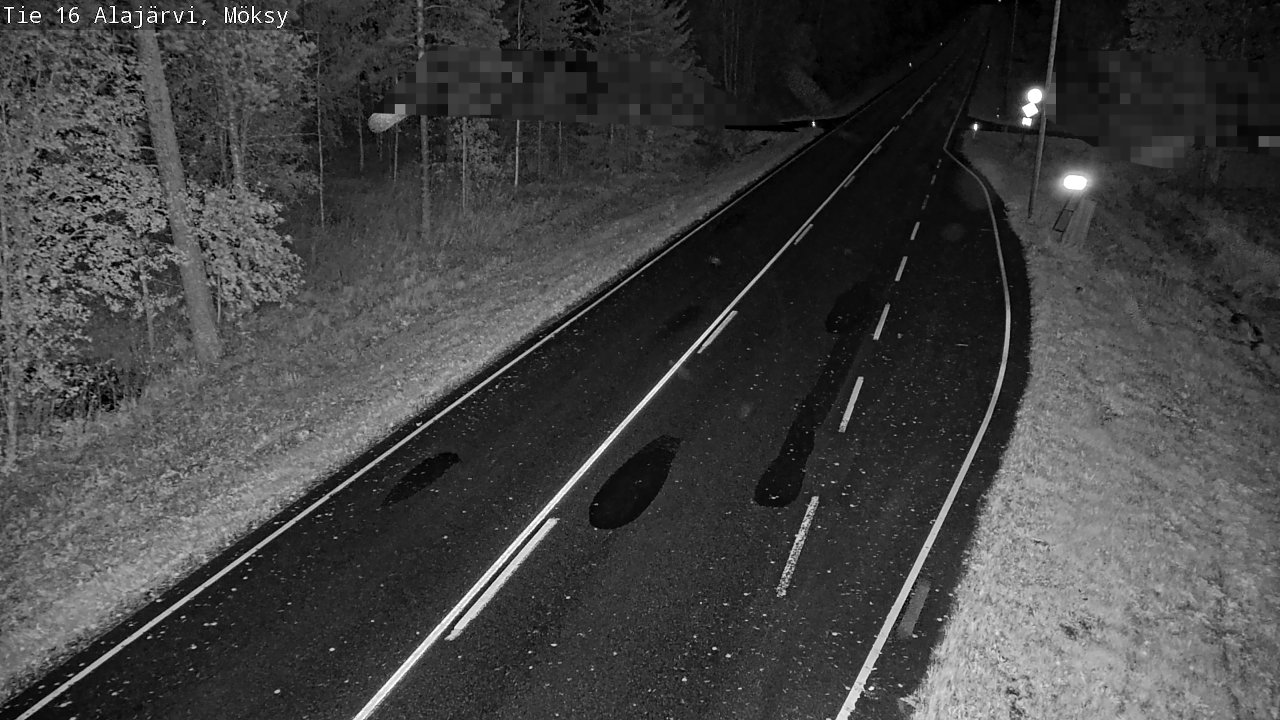 Weather Camera Image Road 16 Alajärvi, Möksy, Alajärvi, Etelä-Pohjanmaa