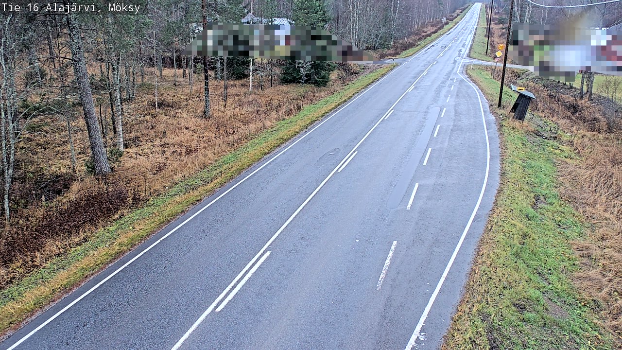 Weather Camera Image Väg 16 Alajärvi, Möksy, Alajärvi, Etelä-Pohjanmaa