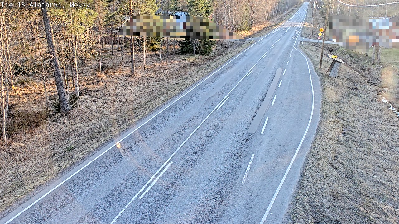 Weather Camera Image Väg 16 Alajärvi, Möksy, Alajärvi, Etelä-Pohjanmaa