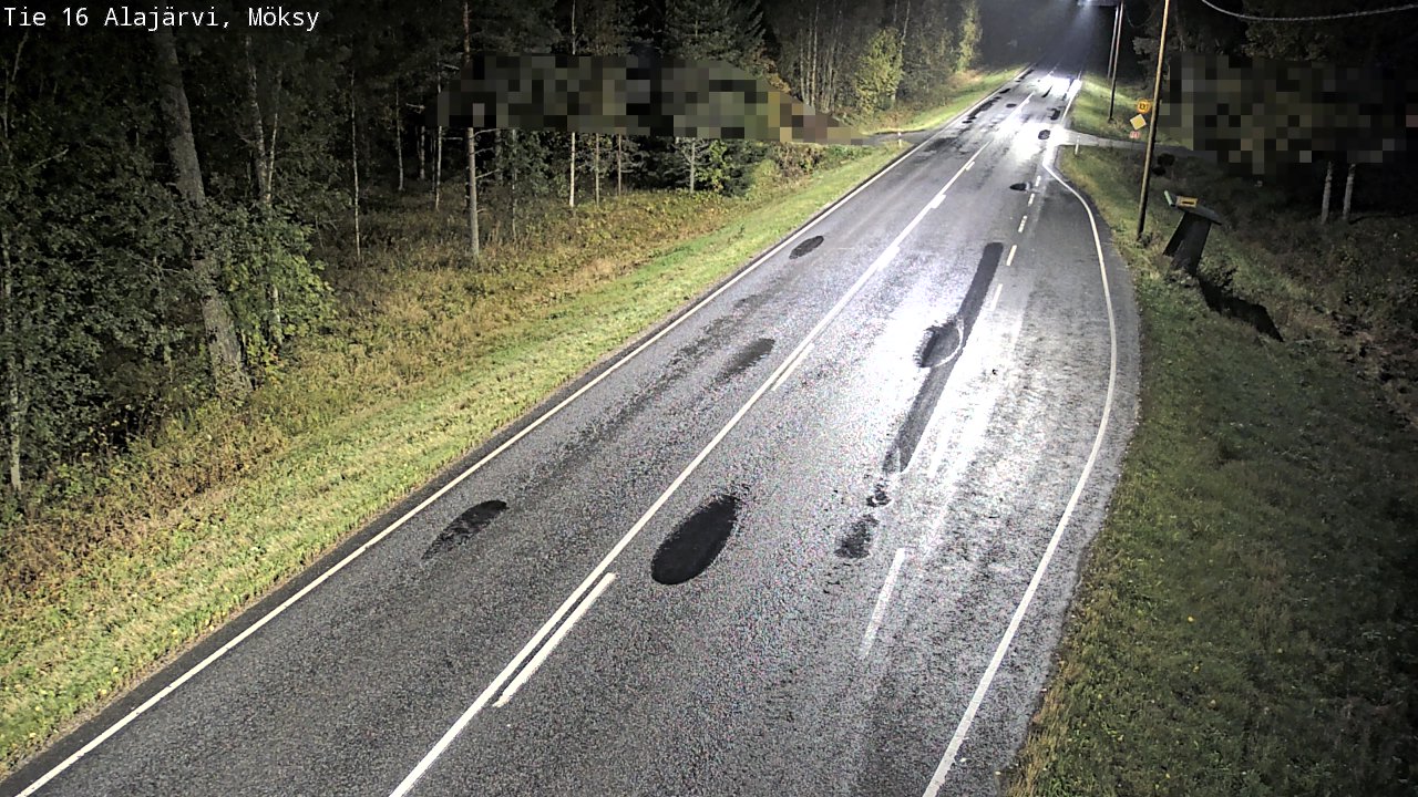 Weather Camera Image Road 16 Alajärvi, Möksy, Alajärvi, Etelä-Pohjanmaa