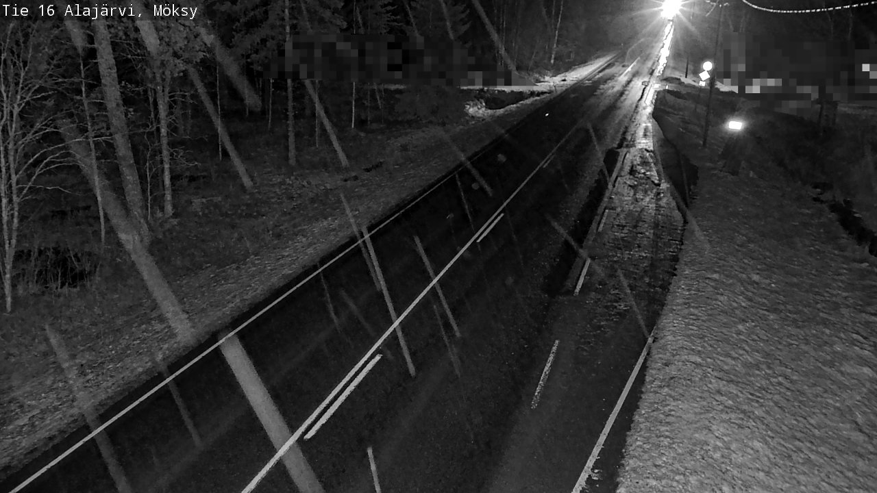 Weather Camera Image Road 16 Alajärvi, Möksy, Alajärvi, Etelä-Pohjanmaa