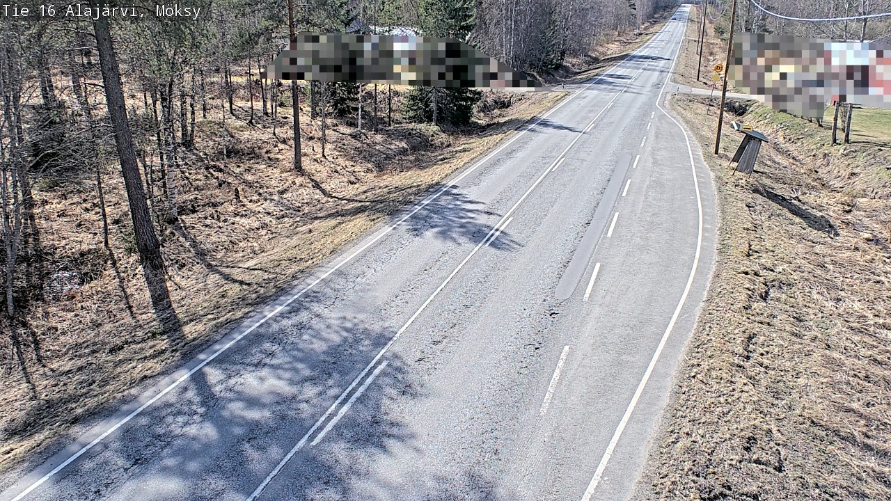Weather Camera Image Väg 16 Alajärvi, Möksy, Alajärvi, Etelä-Pohjanmaa