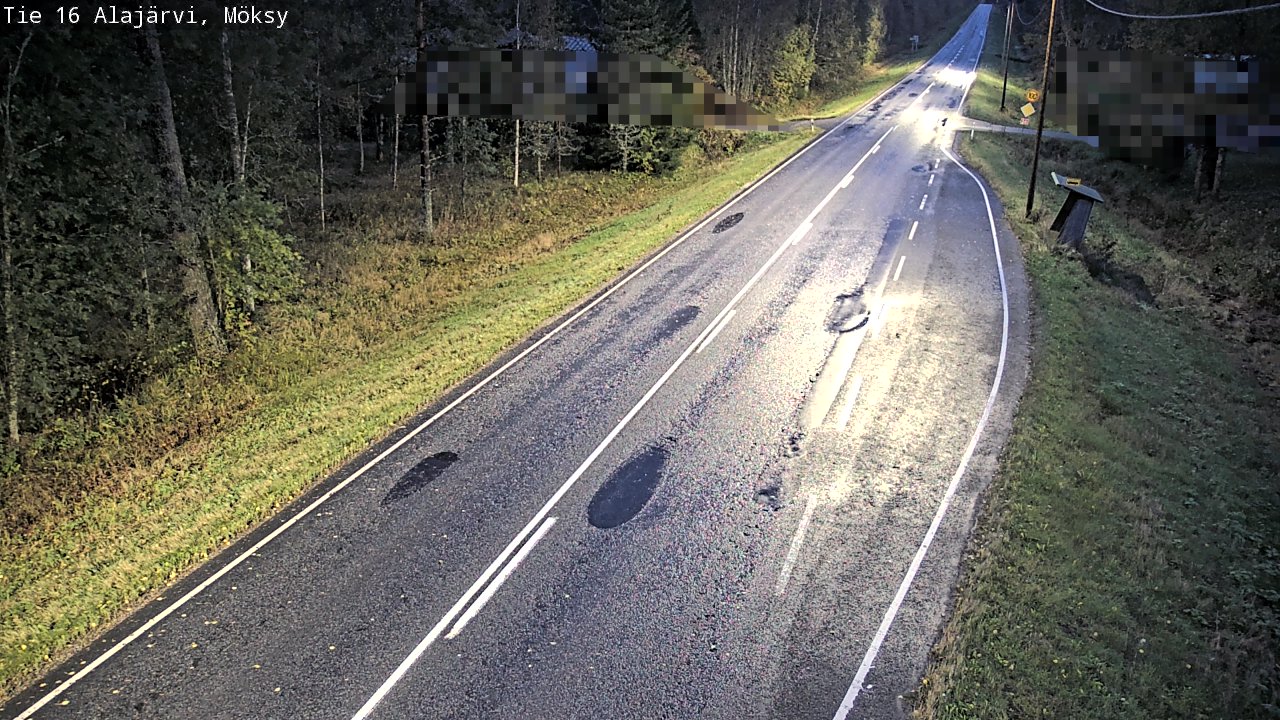 Weather Camera Image Road 16 Alajärvi, Möksy, Alajärvi, Etelä-Pohjanmaa