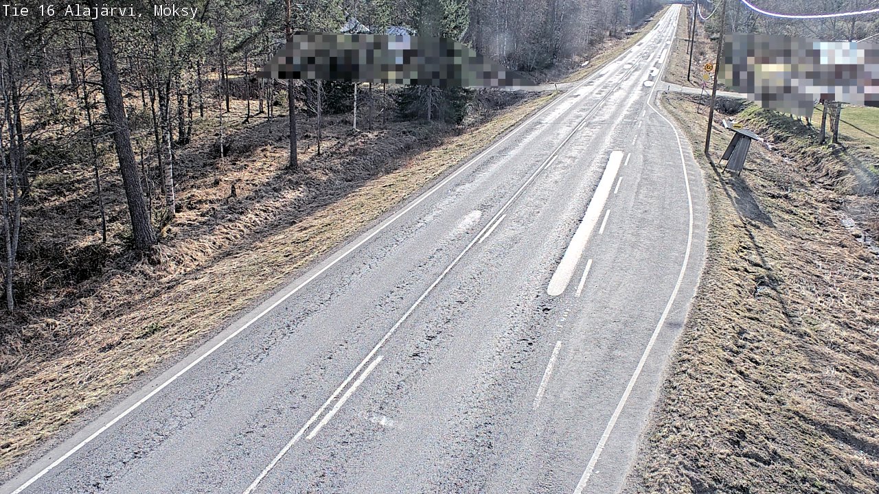 Weather Camera Image Väg 16 Alajärvi, Möksy, Alajärvi, Etelä-Pohjanmaa