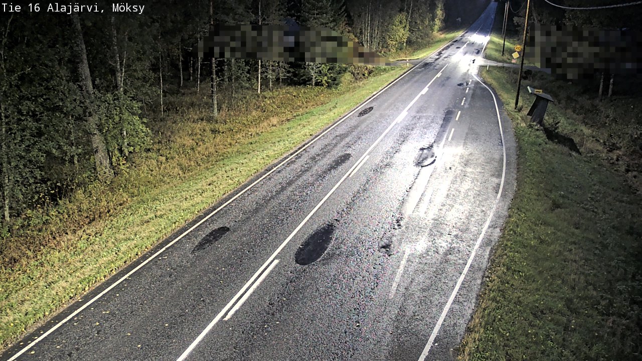 Weather Camera Image Road 16 Alajärvi, Möksy, Alajärvi, Etelä-Pohjanmaa